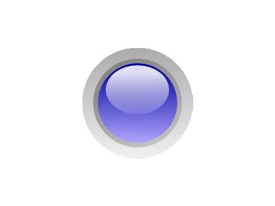 Led Circle Blue Symbol