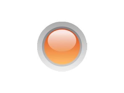 Led Circle Orange Symbol