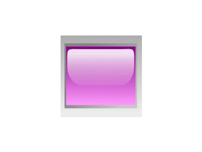 Led Rectangular H Purple Symbol