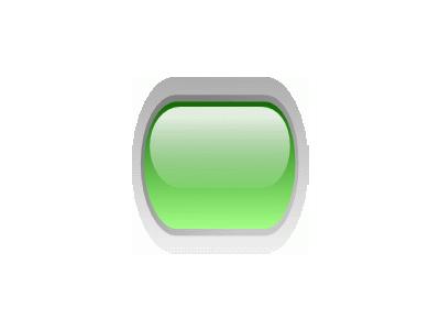 Led Rounded H Green Symbol