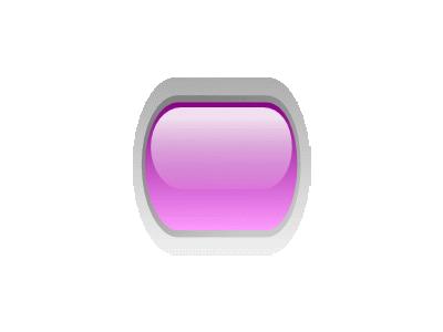 Led Rounded H Purple Symbol