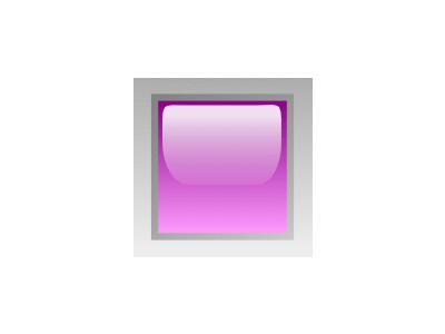 Led Square Purple Symbol