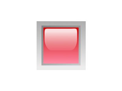 Led Square Red Symbol