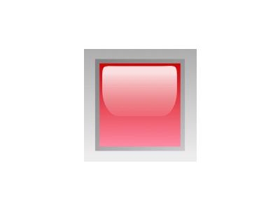 Led Square Red Symbol