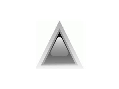 Led Triangular 1 Black Symbol
