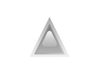 Led Triangular 1 Grey Symbol