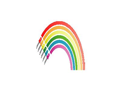 Leds And Rainbow Symbol