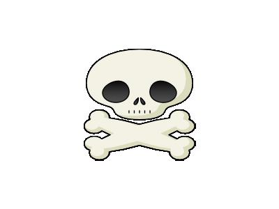 Cute Skull Fredrik Holmq 01 Symbol