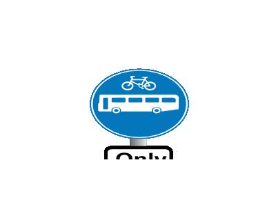 Buses And Bikes Symbol