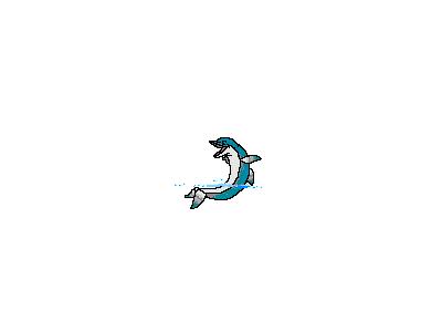 Logo Animals Fish 028 Animated