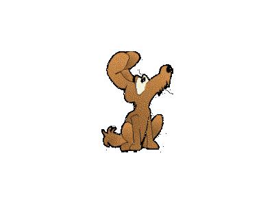 Logo Animals Dogs 018 Animated