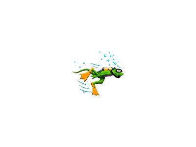 Logo Animals Reptiles 056 Animated