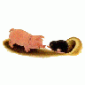 Logo Animals Pigs 007 Color