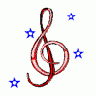 Logo Music Clefs 062 Animated