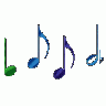 Logo Music Notes 034 Animated title=