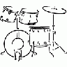 Logo Music Drums 009 Color title=