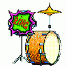Logo Music Drums 012 Color