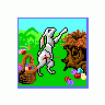 Greetings Bunny02 Animated Easter