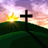 Greetings Cross01 Animated Easter