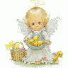 Greetings Angel01 Animated Easter