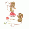 Greetings Mice01 Animated Valentine title=