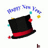 Greetings Hat01 Animated New Year