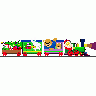 Greetings Train01 Animated Christmas