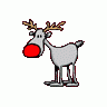 Greetings Reindeer01 Animated Christmas title=