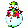 Greetings Snowman02 Animated Christmas title=