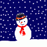 Greetings Snowman03 Animated Christmas title=