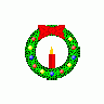 Greetings Wreath06 Animated Christmas title=