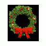 Greetings Wreath04 Animated Christmas title=
