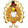 Greetings Turkey03 Color Thanksgiving