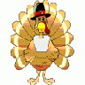 Greetings Turkey03 Color Thanksgiving title=