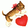 Greetings Cat01 Color Valentine
