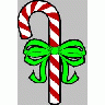 Greetings Candy Cane10 Color Christmas title=