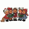 Greetings Carollers01 Color Christmas