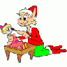 Greetings Elf05 Color Christmas
