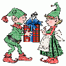Greetings Elf08 Color Christmas
