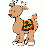 Greetings Reindeer02 Color Christmas title=