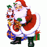Greetings Santa32 Color Christmas