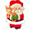 Greetings Santa53 Color Christmas title=
