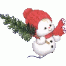 Greetings Snowbaby06 Color Christmas