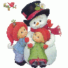 Greetings Snowman03 Color Christmas