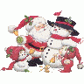Greetings Snowman07 Color Christmas title=