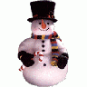 Greetings Snowman10 Color Christmas
