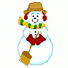 Greetings Snowman14 Color Christmas title=