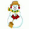 Greetings Snowman14 Color Christmas