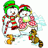 Greetings Snowman15 Color Christmas title=