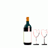 Greetings Wine Animated New Year